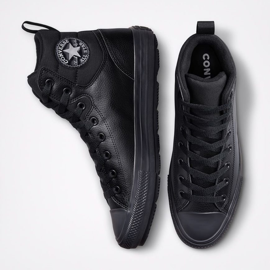 Zimne Cizmy Converse Chuck Taylor All Star Berkshire Vysoke Damske Čierne Siva | SK LEPRK8